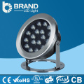 China Edelstahl DMX512 Steuerung 12 * 1W IP68 LED Pool Licht, 12W Pool LED Licht